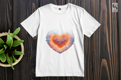 Colorful Sparkle Heart Clipart Sublimation PNG Product Image 2