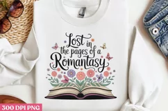 Lost in the pages PNG, Book Sublimation PNG Product Image 1