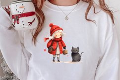 Christmas Hand Drawn Style Clipart, Christmas Clipart Product Image 2