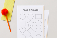Kids Tracing Worksheets Printable | Preschool &amp; Kindergarten Product Image 2