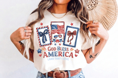 God Bless America PNG T-Shirt|4th of July PNG Sublimation Product Image 5