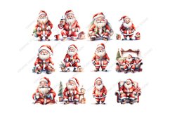 Funny Santa Claus Clipart, Christmas Clipart Product Image 2
