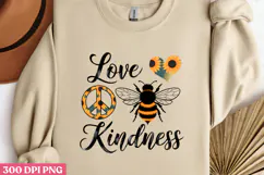 Love Kindness PNG, Sunflower Sublimation PNG Product Image 3
