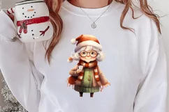 Hand Drawn Cozy Christmas Clipart, Christmas PNG Product Image 2