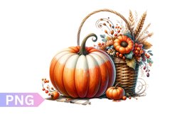 Halloween Pumpkins Sublimation - Clipart PNG Design Product Image 1