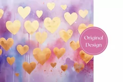 Pastel Tumbler Sublimation, Valentine's Day Tumbler Design Product Image 2