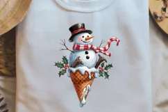 Animal Christmas Sublimation, I Believe In Santa And PNG Product Image 2