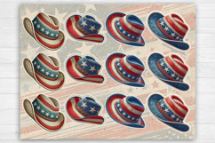 4-th of July. Print &amp; Cut Stickers PNG Product Image 2