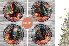 Christmas Fireplace Wind Spinner, Cozy Christmas Spinner Product Image 2