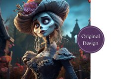 3D Halloween Tumbler Wrap Design, 3D Tumbler Sublimation Product Image 2