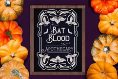 Bat Blood Apothecary | SVG Farmhouse Sign Product Image 2
