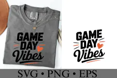 Game Day Vibes Svg | Sport Svg | Shirt Svg Product Image 3