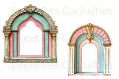 Arches, Shabby Chic , PNG, Junk Journal, Clipart Product Image 2