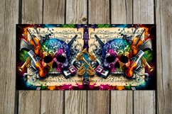 Music &amp; Skulls | Halloween Sublimation Mug design bundle Product Image 2