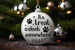It's treat o'clock somewhere SVG, Christmas Dog SVG Product Image 2