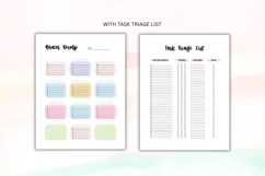 Brain Dump &amp; Task Triage Planner A4 US Letter Canva Product Image 2