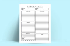 Social Media Post Planner KDP Interior Product Image 2