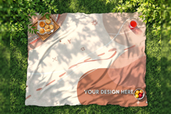 Top-view fabric blanket mockup Product Image 3