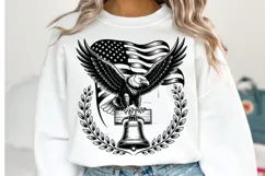 USA Eagle Svg Design | Svg Cut Files | Shirt Svg Product Image 1