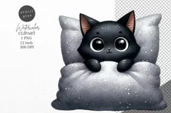 Cat Clipart, Funny kitten clipart, Cat clipart Product Image 1