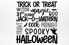 Halloween Word Art SVG Product Image 2