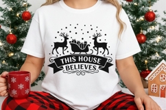 This House Believes Svg, Believe In Santa Svg, Christmas Svg Product Image 3