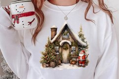 Beautiful Christmas Watercolor Clipart, Beautiful Christmas Product Image 2