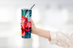Colorful Flowers tumbler warp design Product Image 2