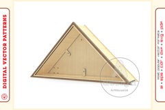 American Flag Memorial Box v108 ready laser cut vector file Product Image 2