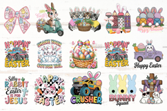 Easter Day PNG Sublimation Design Bundle | Happy Easter PNG Product Image 2