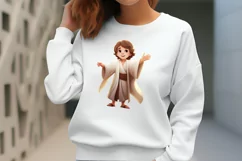 Child Jesus Clipart Png Design, Watercolor Clipart Product Image 2
