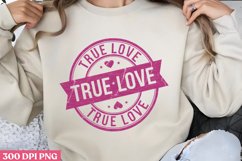 True Love PNG, Valentines Day Stamps Clipart PNG Product Image 1