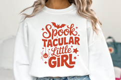 Spook Tacular Little Girl Svg | Halloween Svg | Shirt Svg Product Image 3