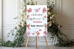 Baby Shower Welcome Sign Template 175 Product Image 3