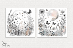 Boho Wildflowers Digital Paper Product Image 2