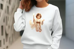 Child Jesus Clipart Png Design, Watercolor Clipart Product Image 2