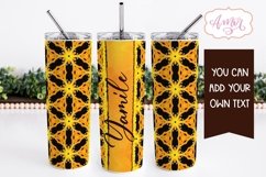 Golden Tumbler Wrap for Sublimation | Customizable tumbler Product Image 1