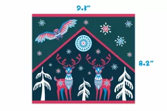Reindeer and Polar Owl-Straight Tumbler 20oz sublimation Product Image 2