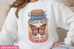 Positive Mind Positive PNG, Motivational Sublimation PNG Product Image 2