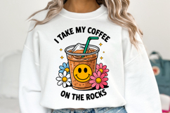 I take my Coffee on the Rocks svg | Svg Cut File | Shirt Svg Product Image 1