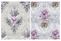 Purples, Paper, Shabby Chic, Papers, Junk Journal Product Image 2