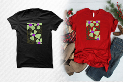 Abstract Green Petal Floral Embroidery Design File Product Image 2