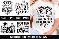 Graduation SVG Design - i graduated can i go back to bed now Product Image 1