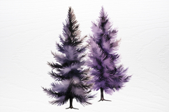 Lavender And Christmas Tree Sublimation PNG Product Image 2
