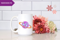 Hand Drawn Cosmic Illustration, Cartoon Planet PNG Product Image 2
