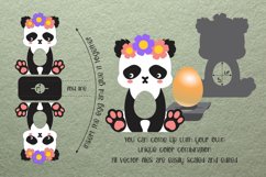 Panda Bear | Easter Egg Holder | Paper Craft Template Product Image 2