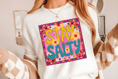 Stay Salty PNG sublimation |Beach &amp; Summer PNG T-Shirt Product Image 3