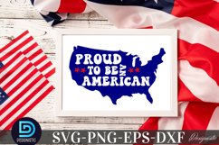 Proud to be an american SVG, 4th of July SVG Bundle Product Image 1