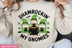 Shamrockin My Gnomies PNG, St Patricks Day Gnome Sublim Product Image 1
