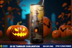 Halloween Tumbler Sublimation Wraps, Tumbler Halloween Product Image 2